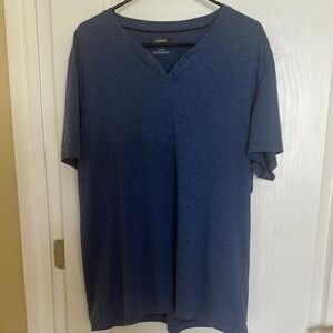 Alfani Men's Blue V-Neck Shirt Size XL Casual Everyday Attire